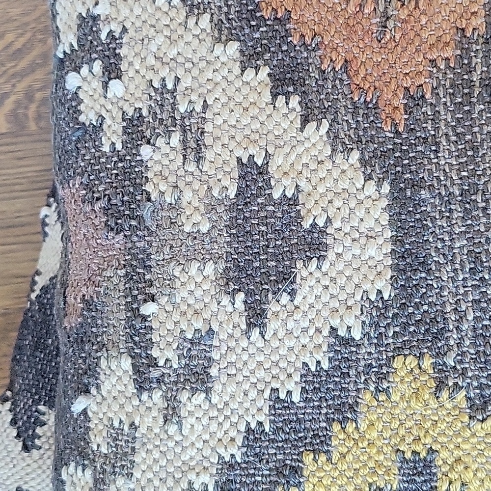 Rustic textured aztec pattern decorative pillow cases - Picture 5 of 5